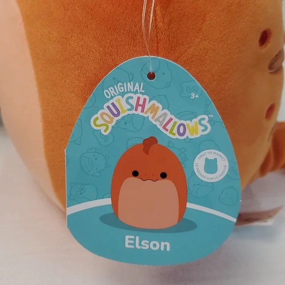 BNWT Elson the Eel Squishmallows 7" - Picture 3 of 5